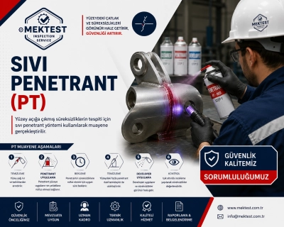 Sıvı Penetrant (PT) Periyodik Kontrolü